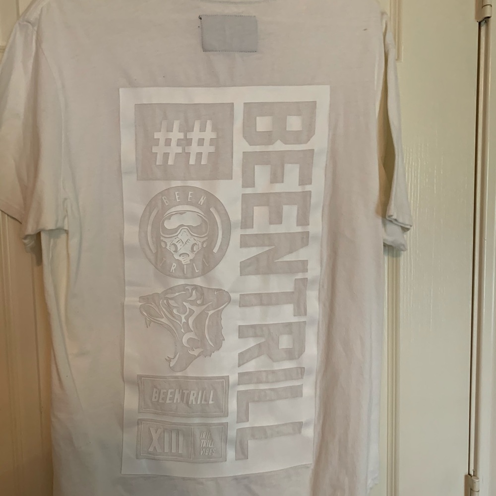 #BEENTRILL# ALL WHITE TEE